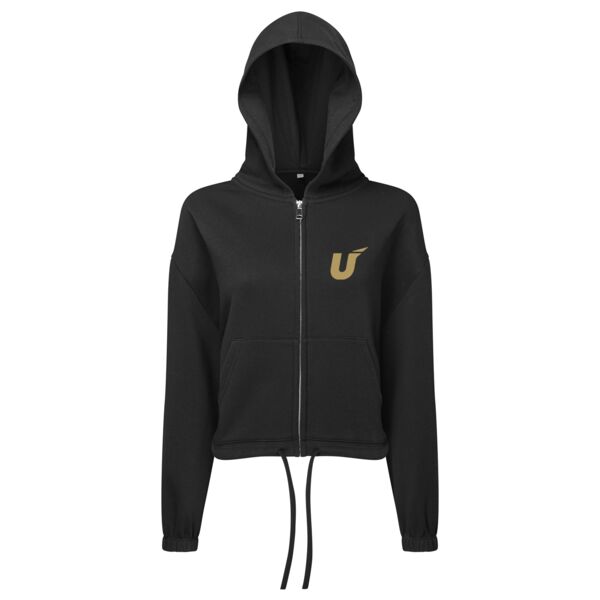 Women’s TriDri® recycled drawstring full-zip hoodie Thumbnail